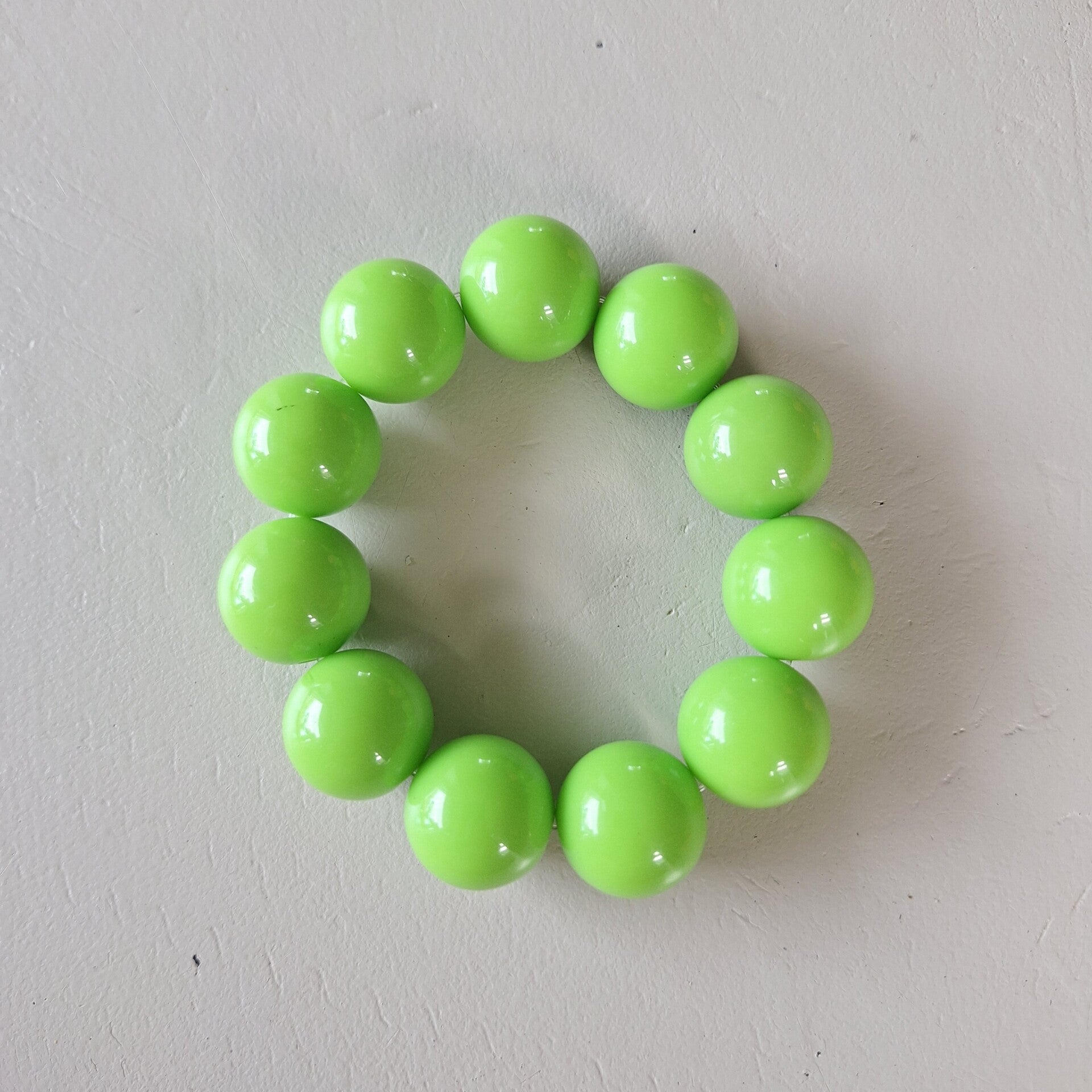 Groene bubbel armband