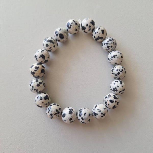 Dalmatier jaspis armband M