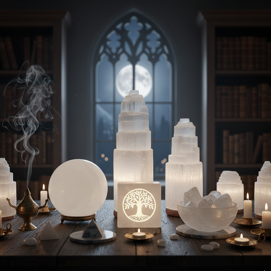 LÁMPARAS DE SELENITA