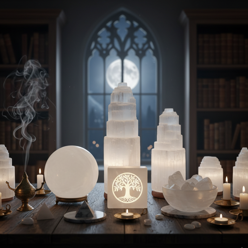 LÁMPARAS DE SELENITA