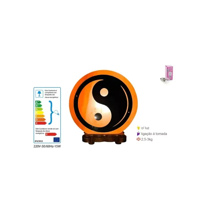 LÁMPARA DE SAL DEL HIMALAYA "YIN Y YANG"