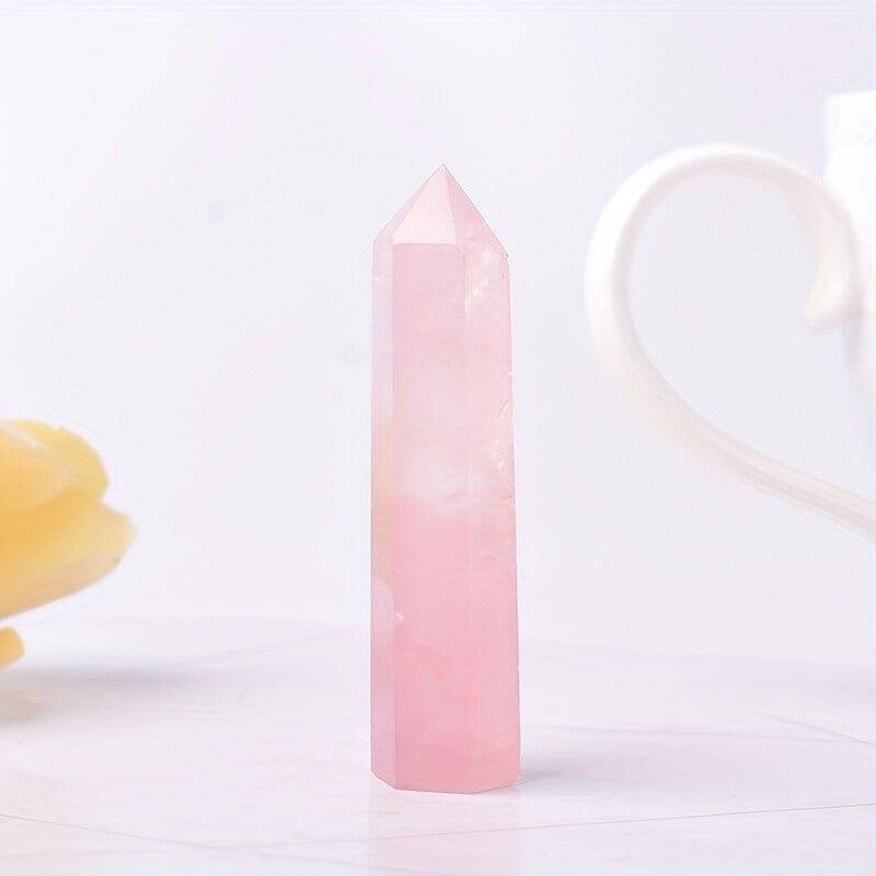 OBELISCO DE CUARZO ROSA