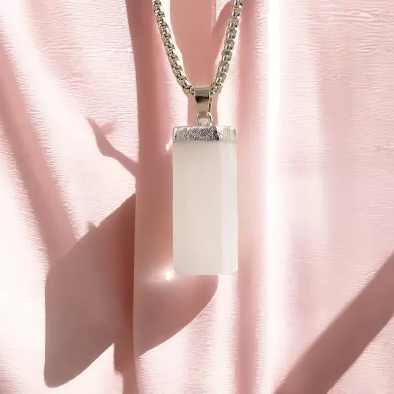 COLLAR PURIFICADOR DE SELENITA EN BRUTO