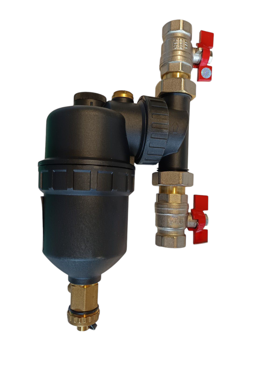 Filtre magnétique avec 2 vannes papillons