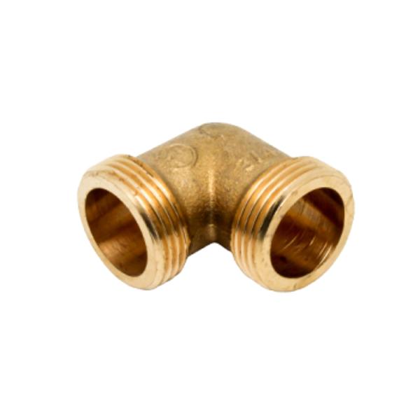Coude 90° Mâle / Mâle laiton