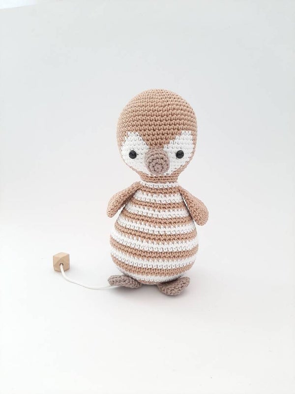 Muziek-knuffel pinguïn