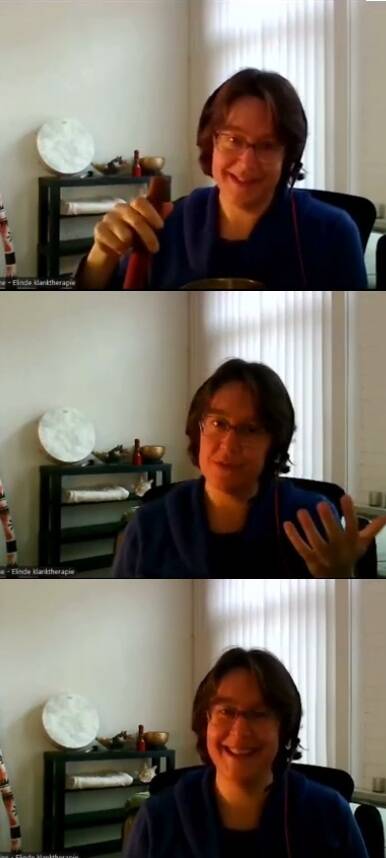 Eline tijdens interview Elinde