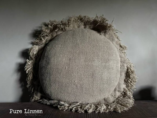 Linnen Rachel Sierkussen 70cm Rond