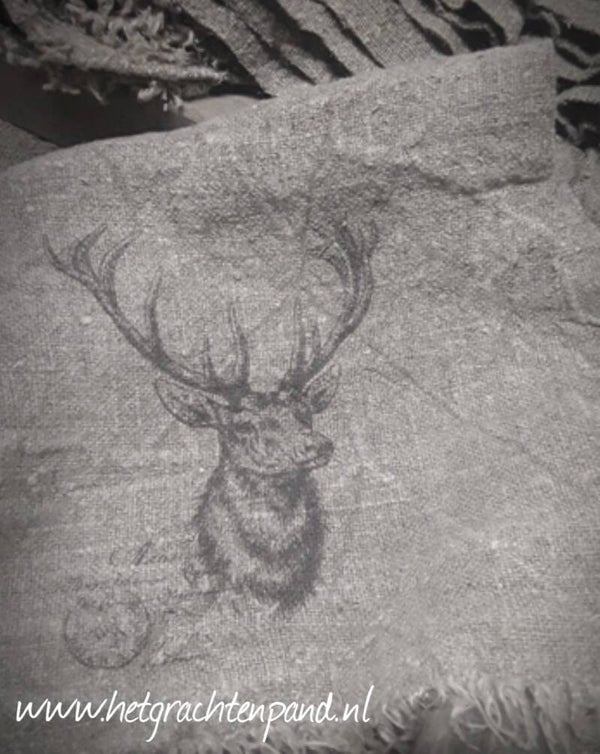 Shabby doek - Hert