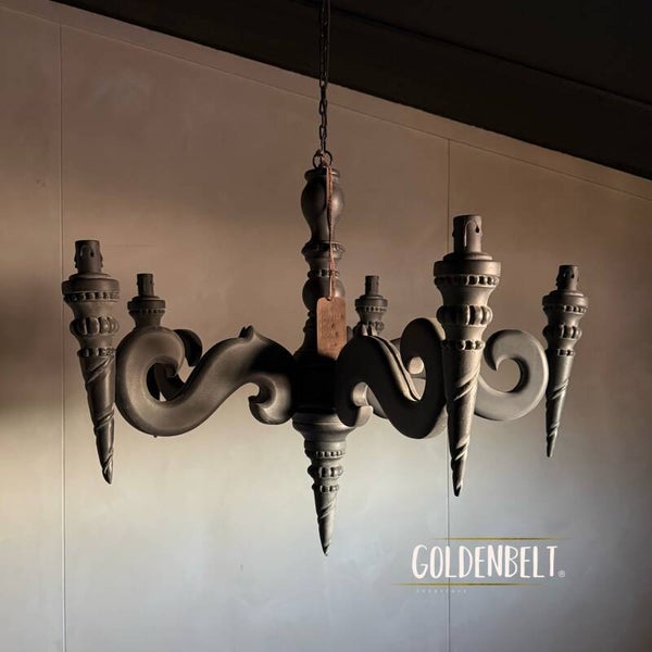 !! Goldenbelt Unicorn kroonluchter in 2 maten en als wandlamp