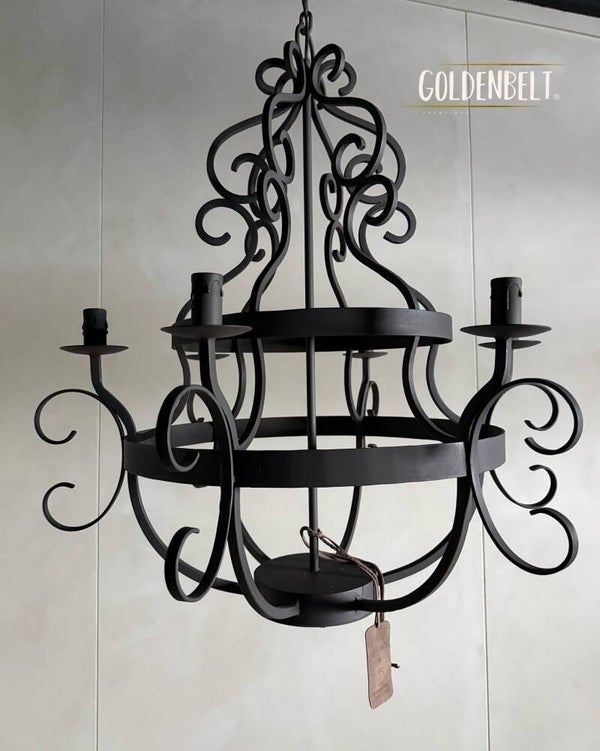 !! Goldenbelt  Peacock elegance kroonluchter in 2 maten beschikbaar