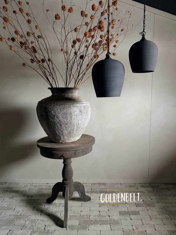 !! Goldenbelt Matka lamp Charcoal Grey in 2 maten beschikbaar