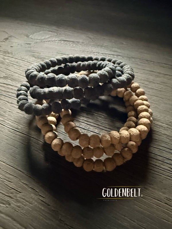!! Goldenbelt beads string 90cm in 2 kleuren beschikbaar