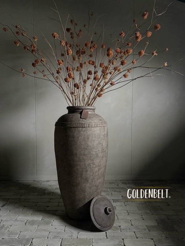 !! Goldenbelt Castello Aardenwerk pot met deksel