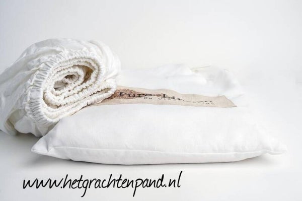 Pure Linnen Hoeslaken - Wit