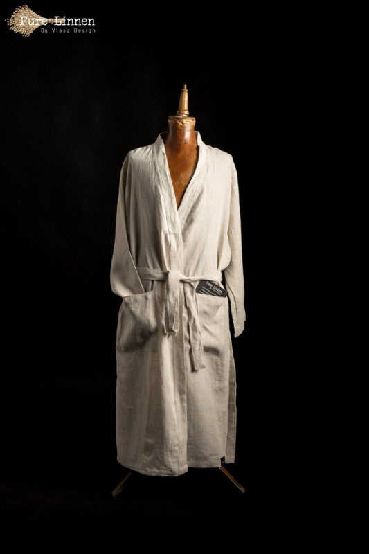 Pure Linnen badjas Magdalena (uniseks) fijn-linnen Collectie