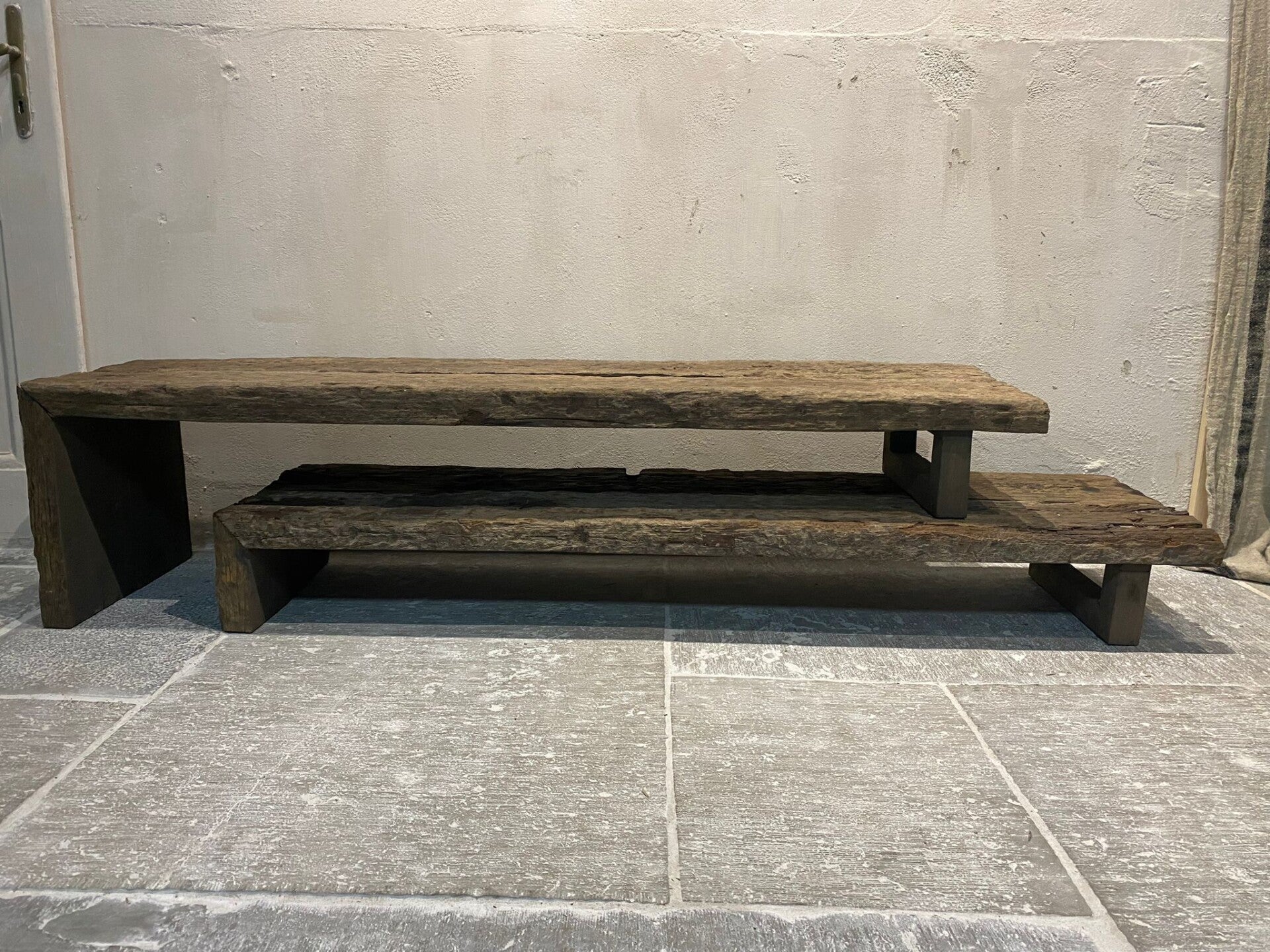 TV meubel uitschuifbaar railway - Ijzer Collectie