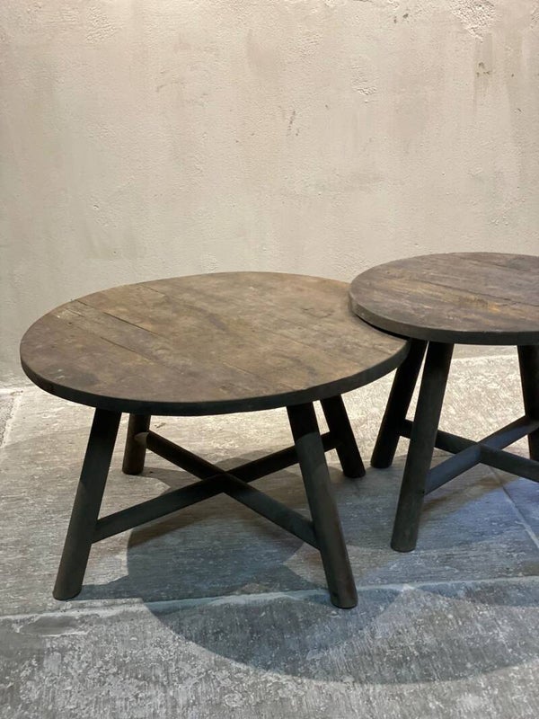 Ronde salontafel 2 maten - Tin Collectie