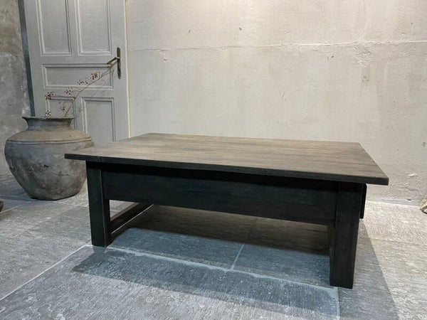 Salontafel met kopse laden - Brons Collectie