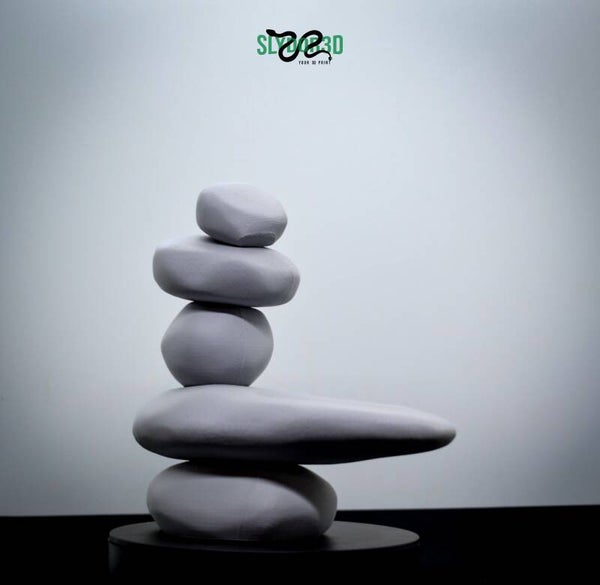 Zen-Steine Räucherstäbchenhalter – Meditativer Halter für Räucherstäbchen – Dekorative Entspannungs-Deko