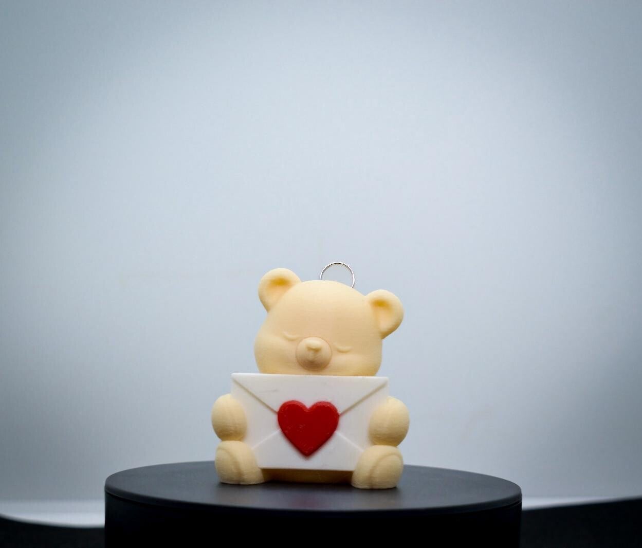 Teddybär Schlüsselanhänger mit Liebesbrief | Valentinstag Geschenk Liebe