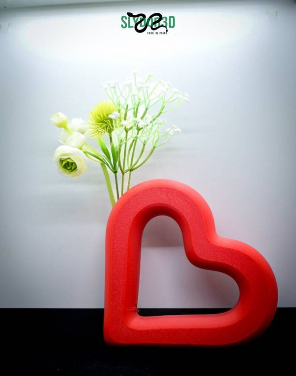 Moderne Herzvase – Stilvolle Vase in Herzform – Zeitlose Deko für Blumen & Zuhause