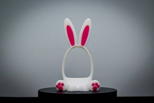 Ei & Ü-Ei Halter Hase aus 3D-Druck – Süßer Hasen Eierhalter mit langen Ohren – Oster Deko & Geschenkidee