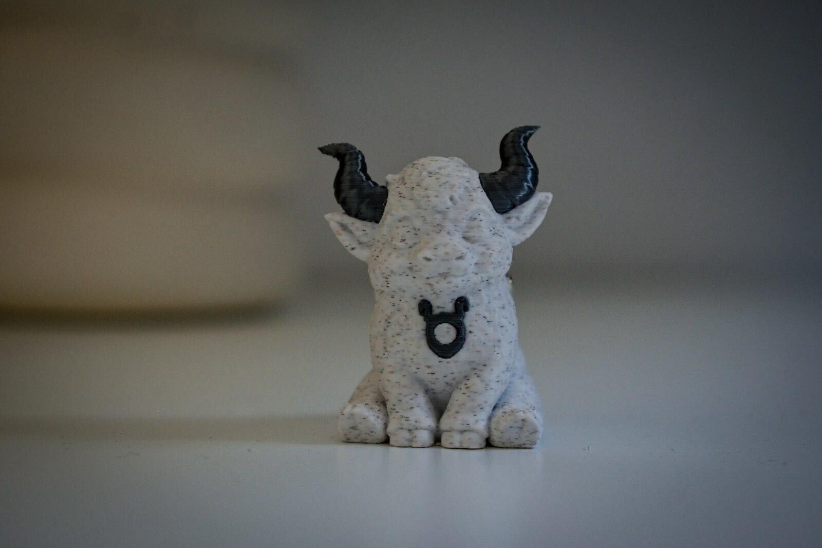 3D Sternzeichen Schlüsselanhänger Stier – Zodiac Astrologie Geschenk