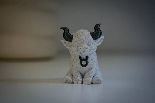 3D Sternzeichen Schlüsselanhänger Stier – Zodiac Astrologie Geschenk
