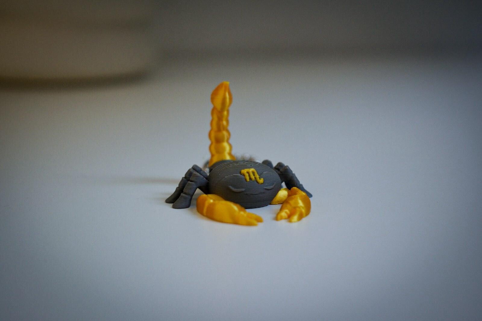 3D Sternzeichen Schlüsselanhänger Skorpion – Astrologie Zodiac Geschenk