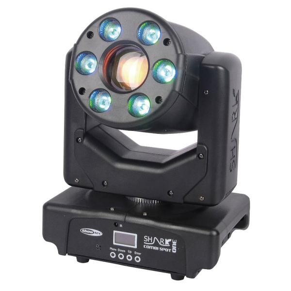 4 x Showtec Shark Combispot - Bestel of DOE EEN BOD via SMS of Whatsapp op 0475/90.70.71