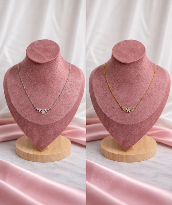 Diamond bloom ketting