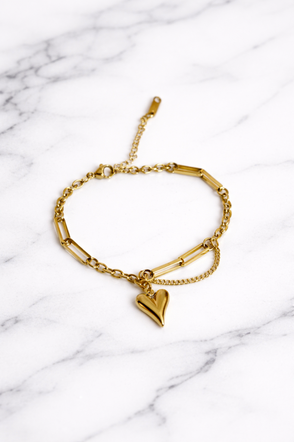 Armband lovelle - goud