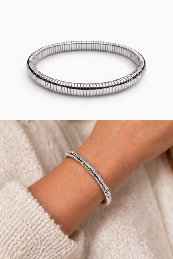 Bliss bangle - zilver