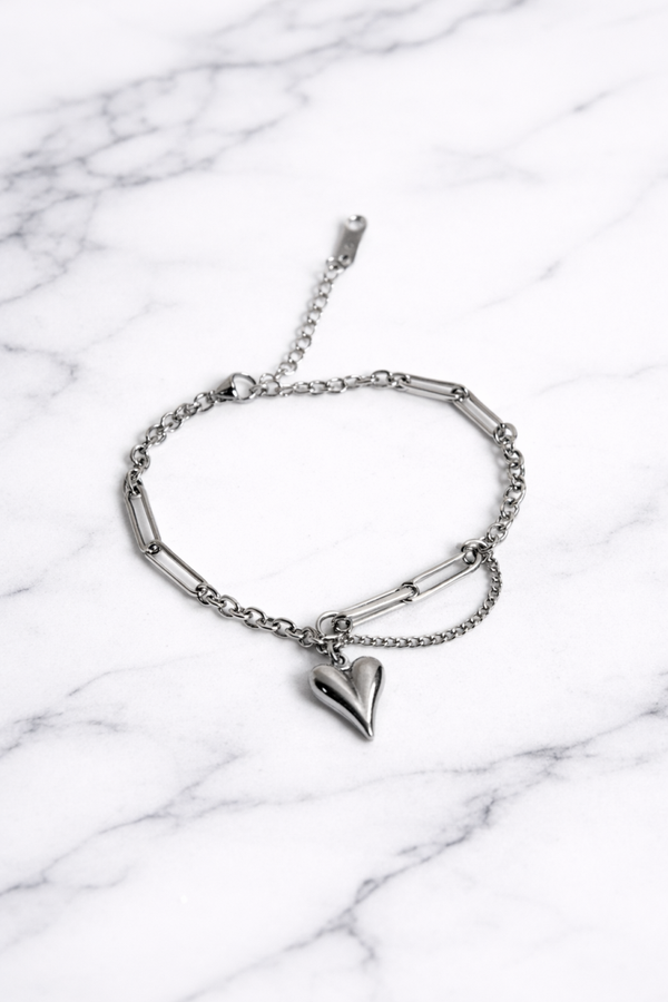 Armband lovelle - zilver
