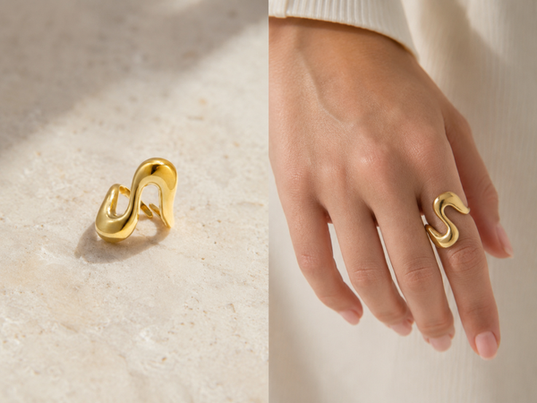 Wavey ring