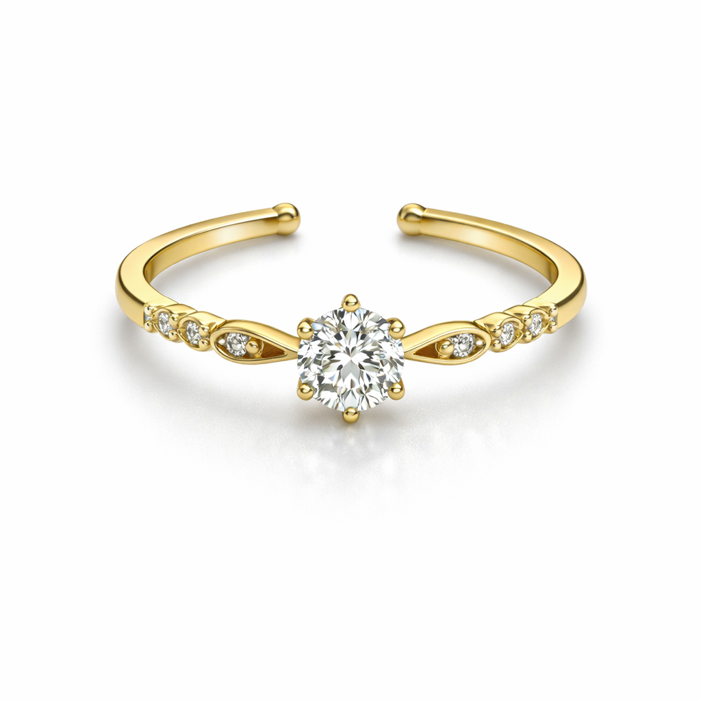 Diamond tiny ring