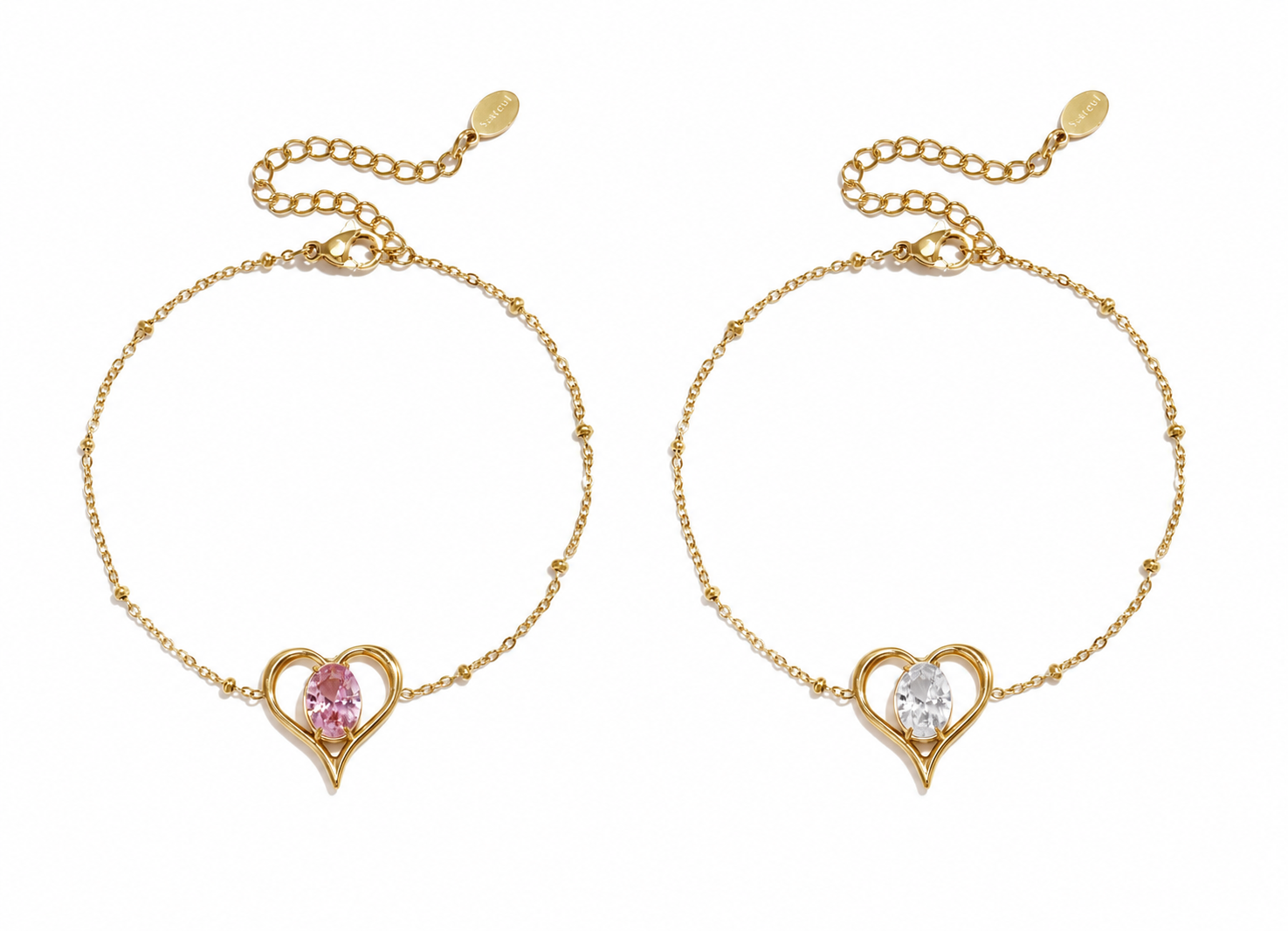 Amour heart armband