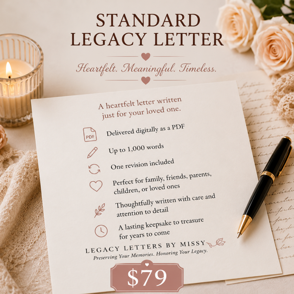 Standard Legacy Letter