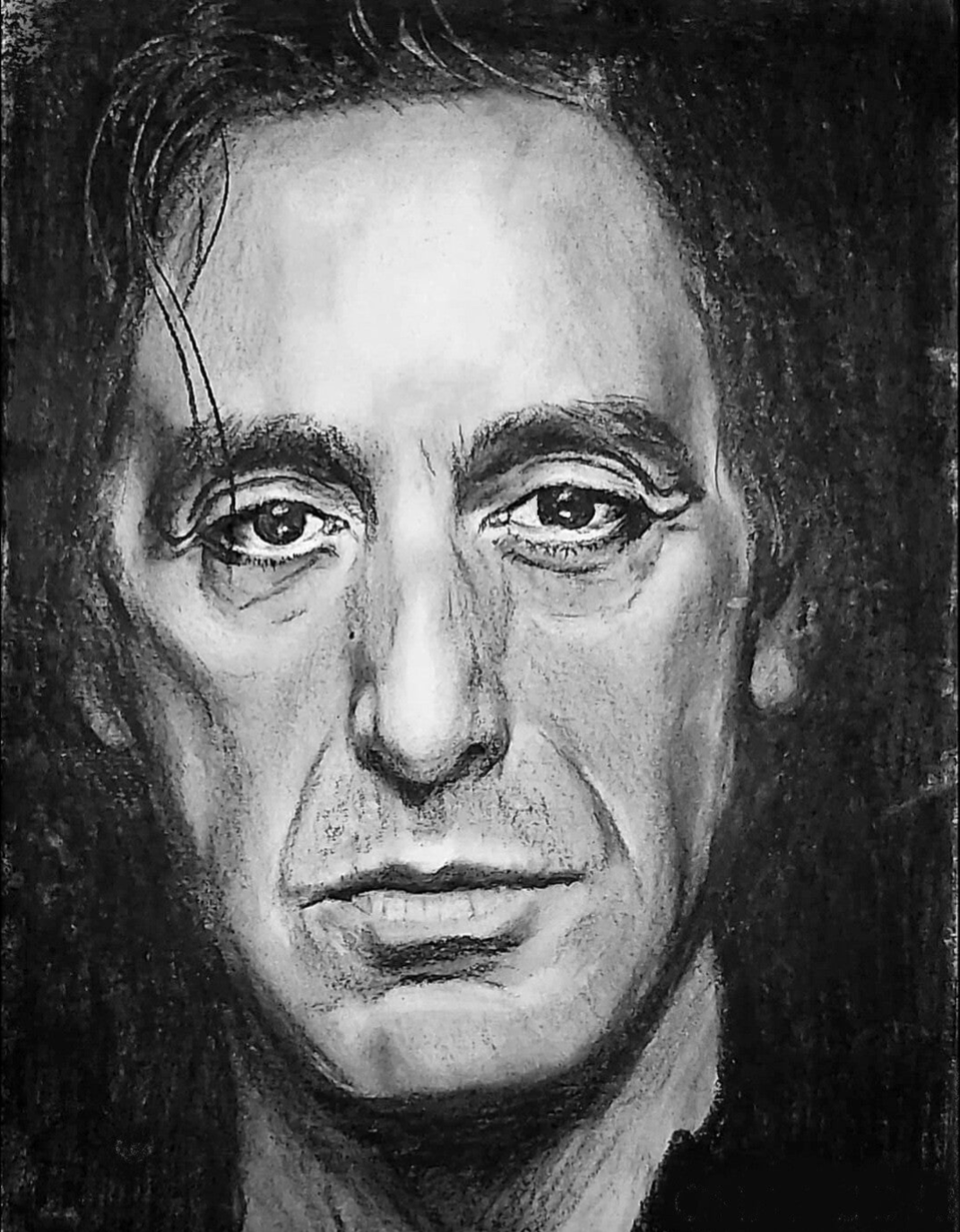 portret houtskool mens , portret laten maken, chantal verheijen