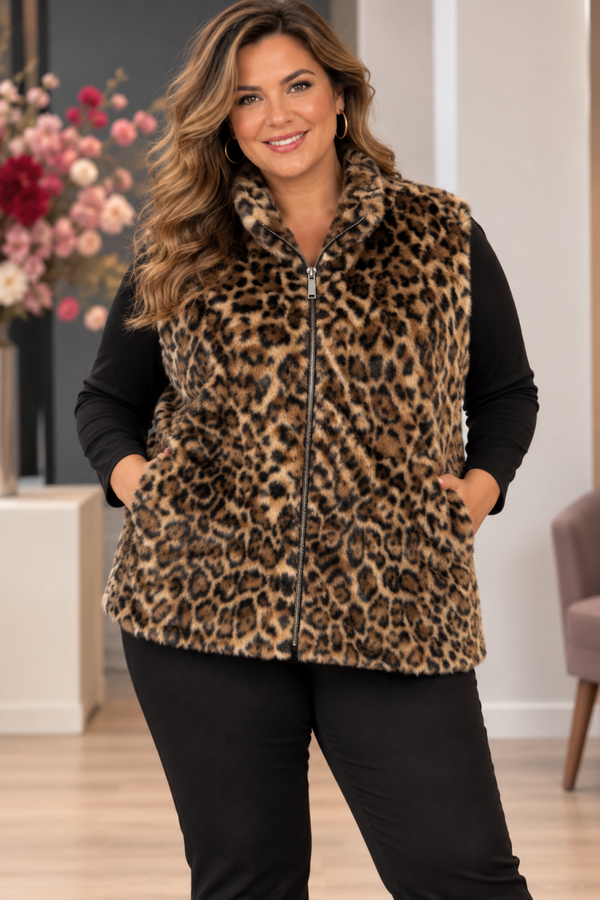 Frank Walder 309.851 Bodywarmer leopard