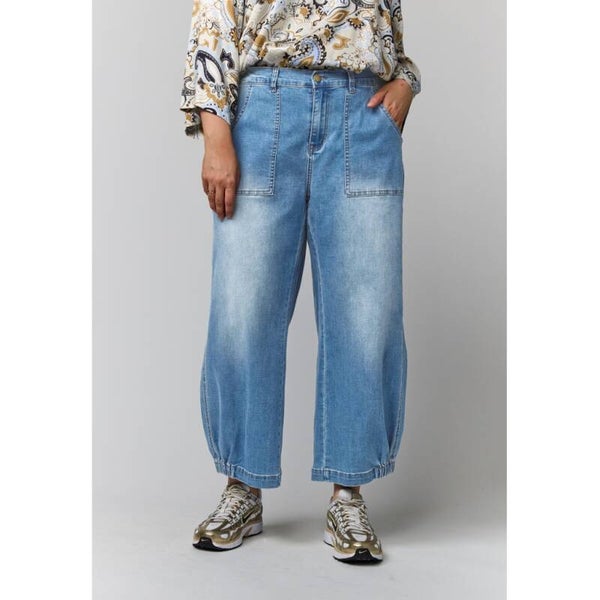 Gozzip Clara Baggy 9904 Light Denim