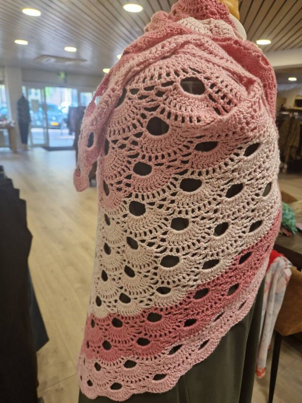 Sjaal pink
