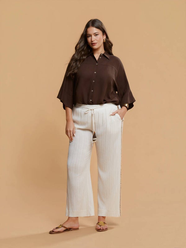 MAT 8501.2099 Broek Resort Collection Naturel