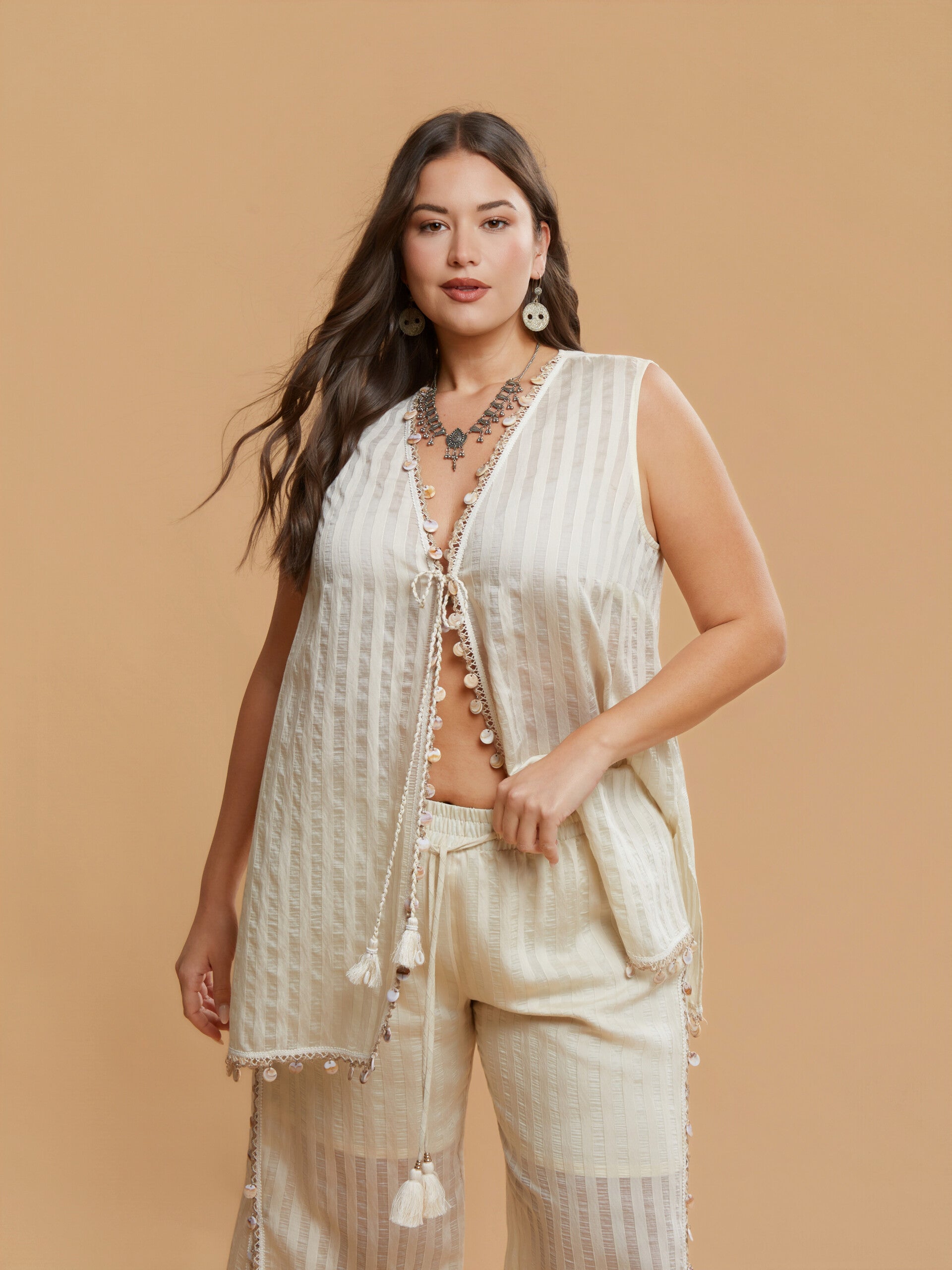 MAT 8501.3076 Vest Resort Collection Off White