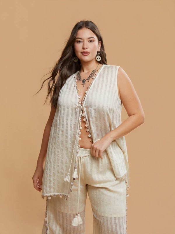 MAT 8501.3076 Vest Resort Collection Off White