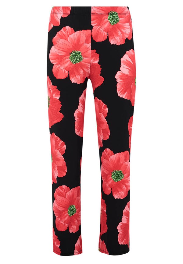 Yoek 331544 41 Trousers Petals Red