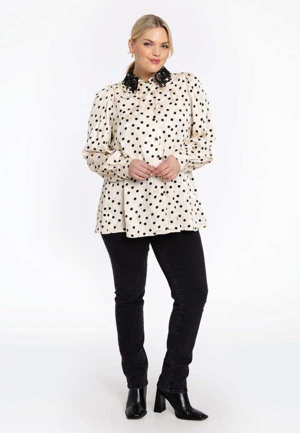Yoek 332322 Blouse Dotty