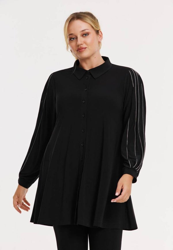 Yoek 35326 Blouse wide Bottom