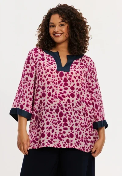 Yoek 361477 Tunic A Lijn Pebbles